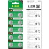 LiCB 40 Pack LR1130 AG10 Batteries 1.5V Alkaline Button Cell