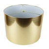 Urbanest Classic Drum Metallic Lampshade, 14-inch by 14-inch by 10-inch,