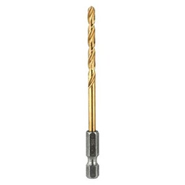 Norske Tools NIDBP206 Hex Shank Titanium Coated 5/32" Impact Drill Bit