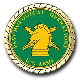 US Army Psychological Operations Afghanistan Service Challenge Coin