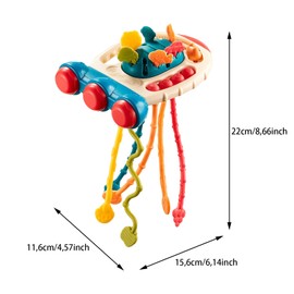 Wenxiaw Montessori Toy from 1 Year, Motor Skills Toy Baby for Hanging, Sensory Toy Baby Motor Skills Toy 1 Year Boys Girls, Educational Games for Babies and Toddlers from 18+ Months, 1, 2, 3 Years