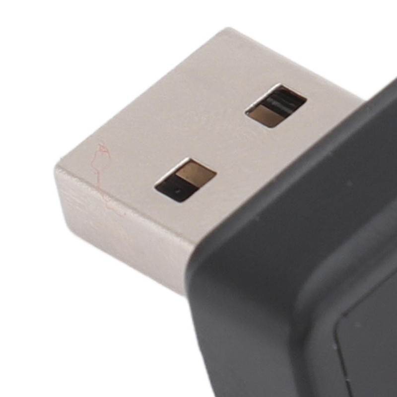 USB Fingerprint Reader, 360° Touch Speedy Matching Biometric Scanner, Portable