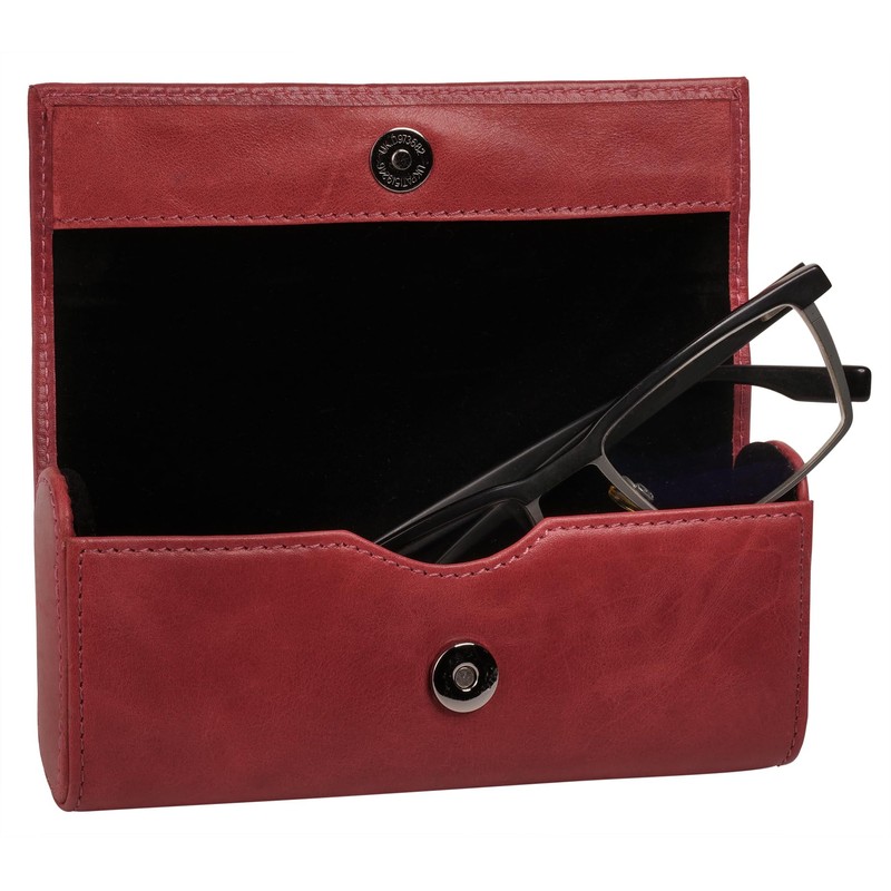 bruno banani 022056 Real Leather Glasses Case for Men, Women,