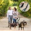 PHILORN Hands-free triple Dog Lead Splitter - Adjustable, Detachable -
