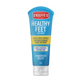 O'Keeffe's Healthy Feet - Crema exfoliante para pies extremadamente secos, agrietados, tubo de 3 onzas, (paquete de 1)