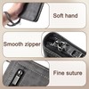 AfitLulu Long Wallets for Men, PU Leather Men's Wallets with