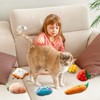 Jadive 50 Pcs Catnip Toys for Indoor Cat Plush Cats