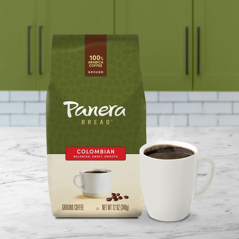 Panera Colombian, Ground Coffee, Medium Roast, Bagged 12oz.