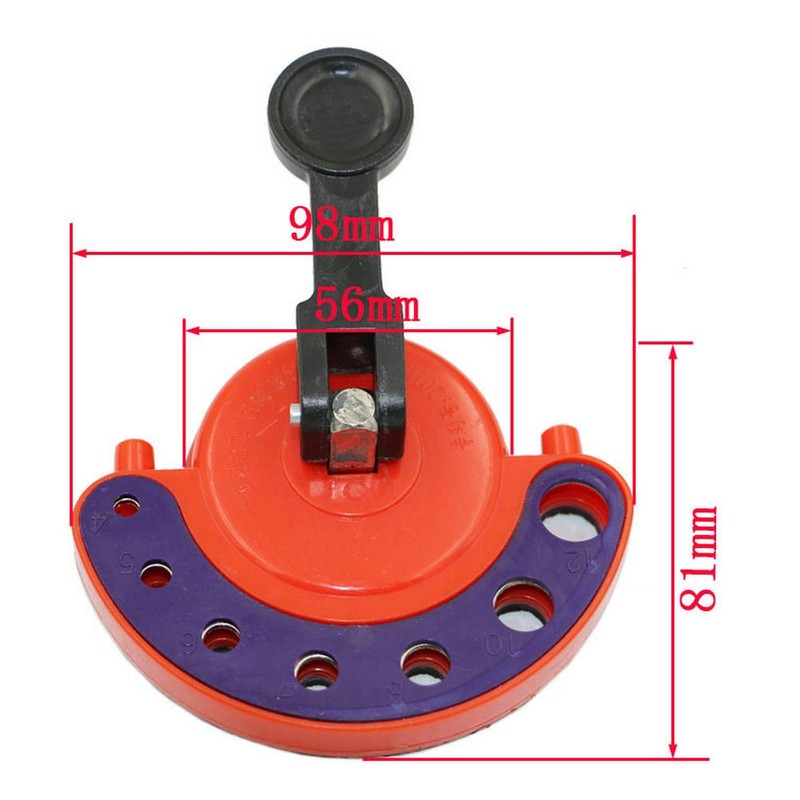 4-12mm Adjustable Diamond Hole Saw Drill Bit Guide Glass Ceramic