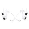 PTZ Security Camera WiFi Dual Lens 4MP Night Vision Motion