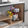 SUEH DESIGN Under Sink Organizer, 2 Tier Bathroom Cabinet Organizer