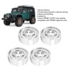 4pcs 1.3 Inches Wheels Rim Aluminum Alloy 6 Holes Wheel