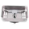 sourcing map Square Sink Water Stopper with Post Stainless Steel