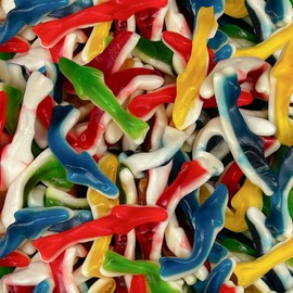 Candy Break Fruity & Sweet Sharks Mix 5 lbs Share Size Bag - Chewy Gummy Bulk Candy Pack - Snacks for Kids & Grown Ups