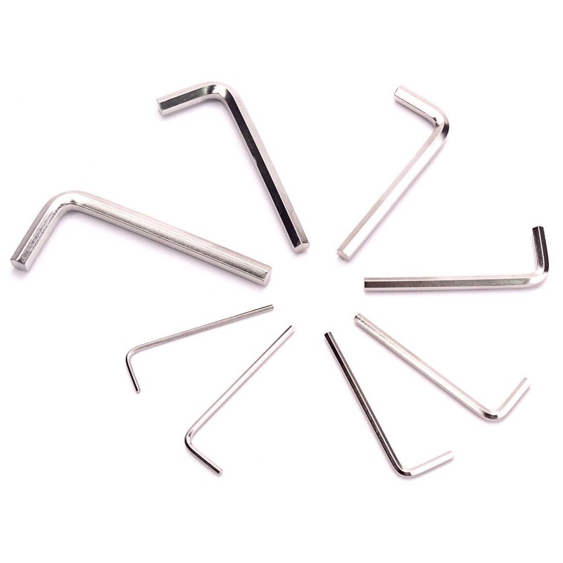 Domofa Guitar Allen Wrench,8Pcs Guitar Allen Key Wrench Set for