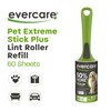 Evercare Giant Extreme Stick Lint Roller Brushes with 60 Easy-Peel