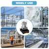 sourcing map DPDT Electromagnetic Power Relay, AC 110V Coil 10A