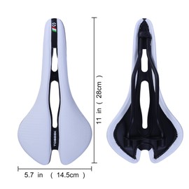 Bicycle Saddle, Professional Mountain Bike Saddle, Ultralight and Ultra Thin Bicycle Cushion, Hollow Ergonomic Bicycle Seat