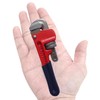 PANSHIYON Small Pipe Wrench, 6 Inch Straight Adjustable Mini Pipe