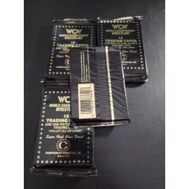 4 1991 WCW World Championship Wrestling Premium Collectors Sealed Packs  STING