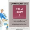 ADA CENTRAL SIGNS - 6" X6" Exam Room 1 Sign