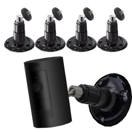 Lyfengdeam 2 Pack Wall Mount Compatible with Wyze Cam Pan V3 & Wyze Cam V4/V3 & Wyze Cam Outdoor/Indoor, 360 Degree Swivel Adjustable Bracket for Wyze Cam and Other Camera with Same Interface (Black)