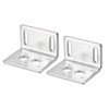 sourcing map Motor Bracket Motor Mounting Holder 30x46x38mm Silver Tone