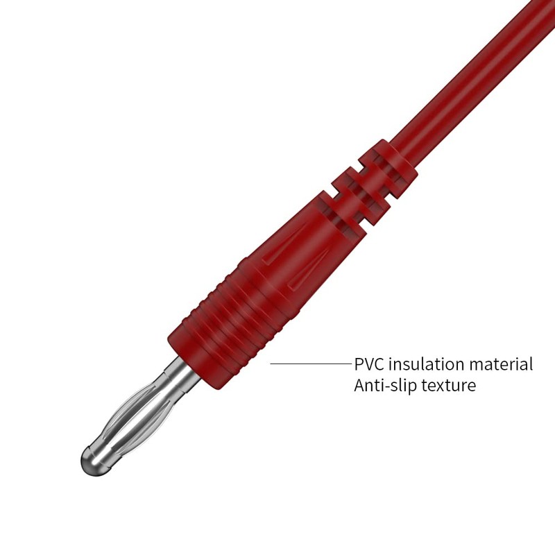 CZJZDZ 2 cables de prueba de enchufe banana, cable de