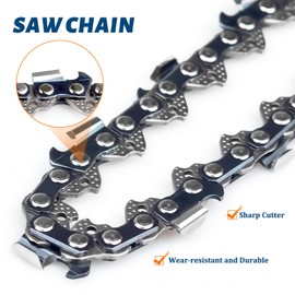 20 Inch Chainsaw Chain 325"Pitch 050"Gauge 80 Drive Links-95TXL Fits for Makita Echo and More