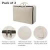 iwill CREATE PRO Natural Cotton Canvas Zippered Storage Bag |