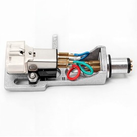 Silver Headshell Mount with AT3600 Cartridge and Conical Stylus Needle Replacement for Stanton STR8 20, STR8 30, STR8 50, STR8 80, STR8 90, STR8 100, STR8 150 Turntables