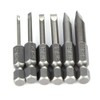 Be-Tool Slotted Screwdriver Bits 6 Pieces 2-6mm Flat Head Screwdriver