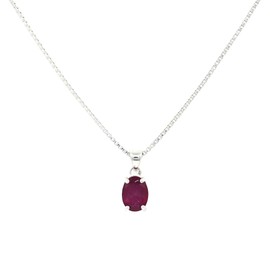 Birthstone Necklaces for Women Fine Jewelry Sterling Silver Dainty Infinity Pendant Anniversary Birthday Gifts for Her Wife Mom Lady Daughter, Chain 18" (Natural Ruby-July)