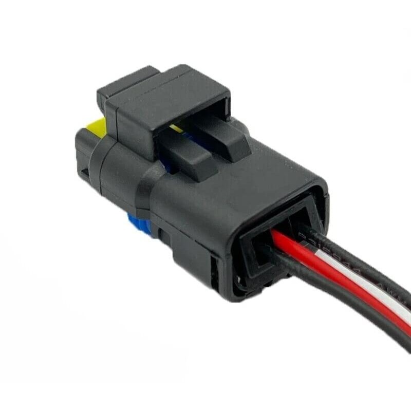 FUEL RAIL PRESSURE SENSOR WIRING LOOM CONNECTOR 3 PIN FOR