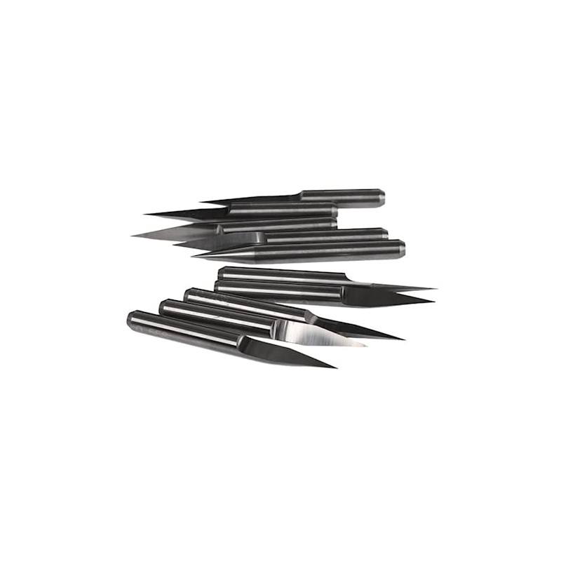 Veda 20 Degree 0.1mm Silver Carbide Cutter Round Bottom PCB