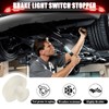 2PCS Brake Pedal Stop Pad Replacement OEM 32876-4B000/3287636000,Practical Brake Switch