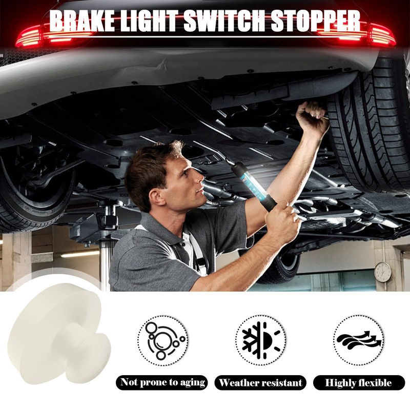 2PCS Brake Pedal Stop Pad Replacement OEM 32876-4B000/3287636000,Practical Brake Switch