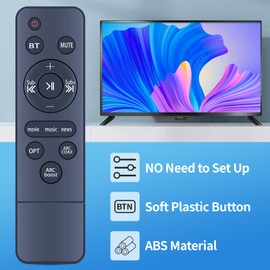 ZWP Replacement Remote Control fit for Saiyin Sound Bar DS6305 DS6801K DS6801 DS6403 DS6403H DS6343 DS6801K-MK Soundbar Speaker Home Theater System