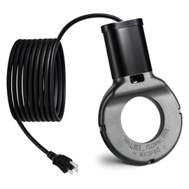 1000W Utility De-Icer, Chicken Water Heater, Submergible Cast Aluminum Thermostatic Control Bird Bath Heater De-icer, for Livestock Poultry Birds, Cows, Horses, Animals Drink Water (Black)