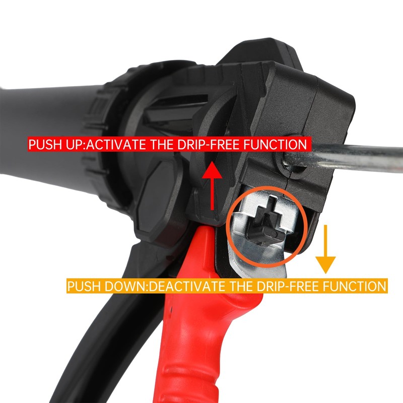 CogniForge Heavy Duty Caulking Gun (25:1 Thrust) - Compatible with