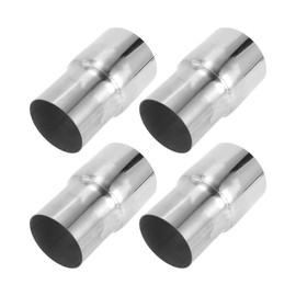 Motoforti 2.75" OD to 3.15" OD Mandrel Exhaust Pipe Adapter Concentric Reducer Car Exhaust Pipe Tubing Piping Adapter 5inch/127mm Length T304 Stainless Steel Silver Tone 4 Pcs