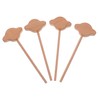 Operitacx 4pcs Unfinished Wooden Fairy Sticks for Crafts Lightweight Decorative Wands for Boys and Girls Creative Projects Fun Fairy Imaginative Play