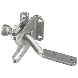 National Hardware N342-600 Automatic Gate Latch, Includes 4-Inch Bar, Coated with WeatherGuard Protection, Stainless Steel