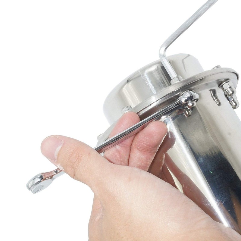 Jasni Time Capsule Stainless Steel Waterproof Container(7.6 Inch)