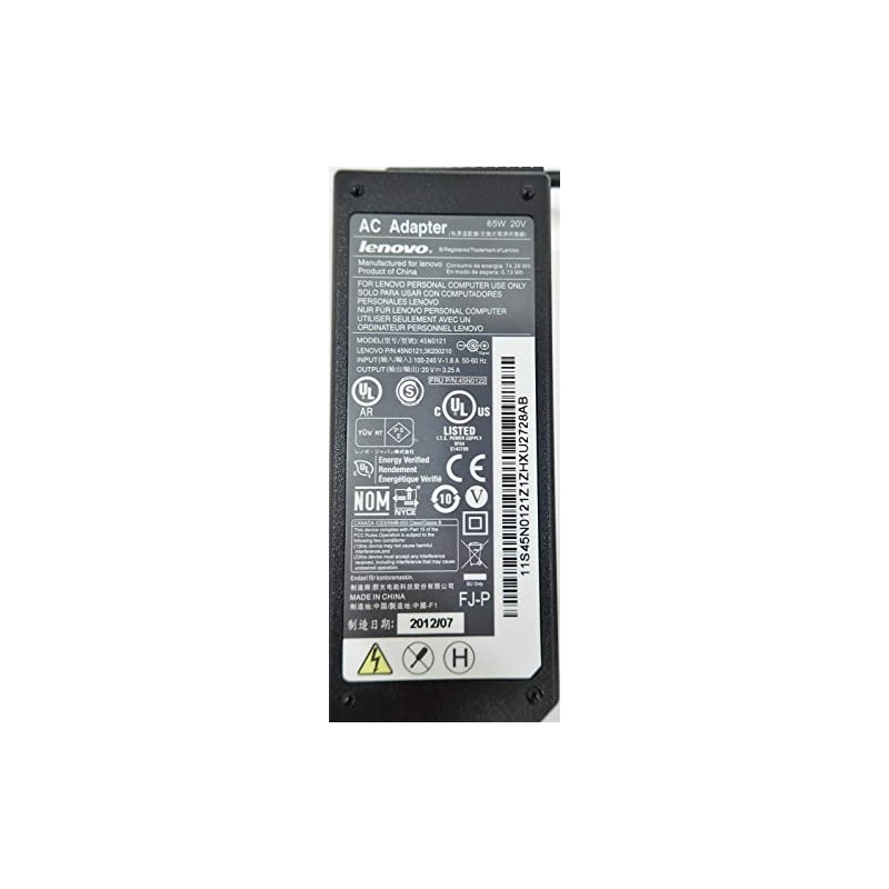 Lenovo Replacement Part Adaptr Delta65W20V2p 42T5282, Notebook, Indoor, 42T5282