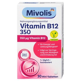 디엠 미볼리스 Mivolis 비타민 B12, 350 디팟 30정 DM Mivolis Vitamin B12, 350 D-Pad 30 Tablets