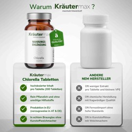 Kräutermax Chlorella Tabletten 1 x 300 Stück