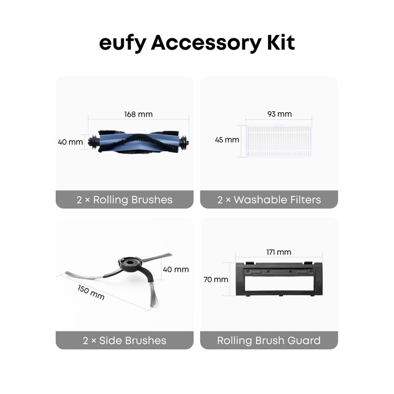 eufy Robot Vacuum Replacement Kit Compatible C10