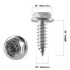 LivTee Rustproof License Plate Screws for Securing License Plates Frames