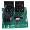 Fdit MIDI Adapter Board, 3 Right Angle Female MIDI Connector,